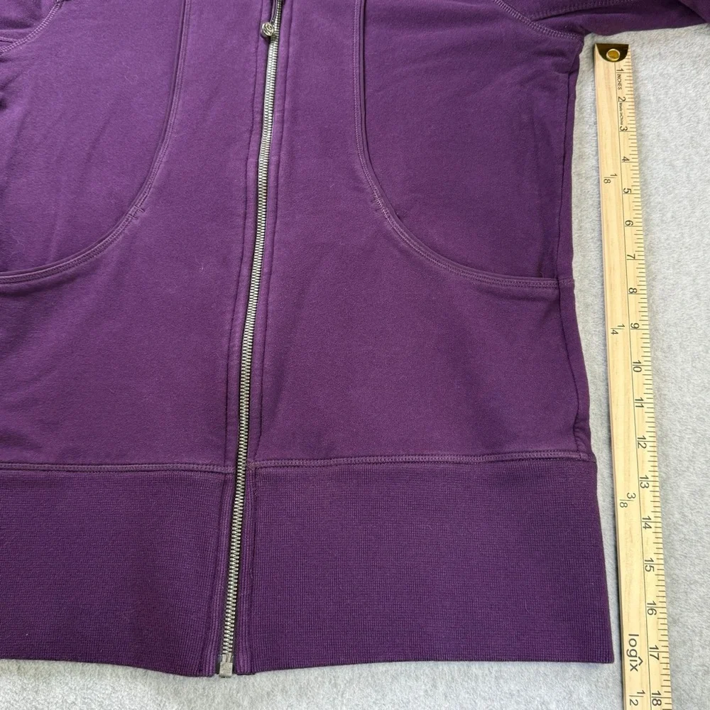 Lululemon‎ Scuba Hoodie Purple Full Zip Sweatshirt Women's Size 6-8